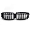 Front Kidney Grilles Double Deck Black Gloss for E46 2doors