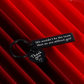 Gifts for Coworkers Colleagues Thank You Keychain Boss Day Supervisor Friends Retirement Appreciation Gifts Farewell Leaving Going Away Gifts Lady Gifts Christmas Birthday Gifts for Him Her Women Men