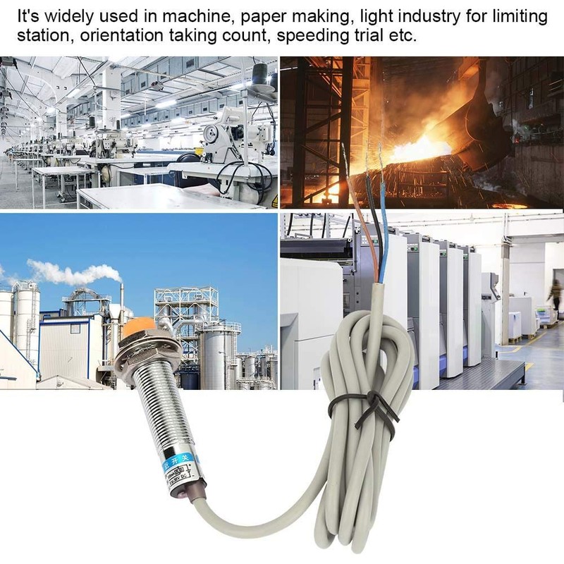 Keenso Inductive Proximity Sensors, LJ12A3-4-Z/BX DC 12-24V Inductive Proximity Sensors,