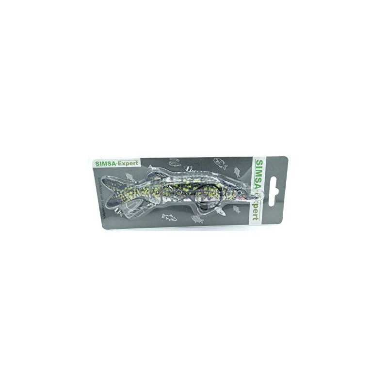 SIMSA-Expert Pike Wobbler Swimbait Artificial Bait Shad (13 cm, 17