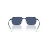 Armani Exchange 0AX2053S MATTE Blue 57 Sunglasses, Matte Blue, 57