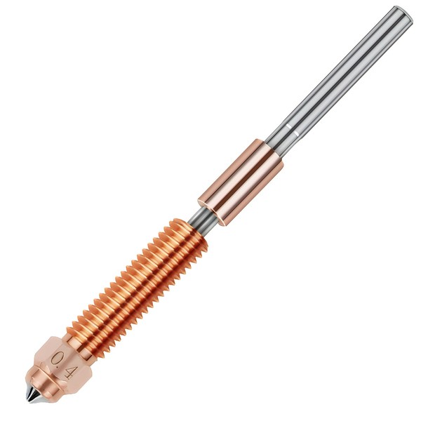 Creality K1C Nozzle 0.4mm, Quick-Swap 3D Printer Nozzle Kit Copper
