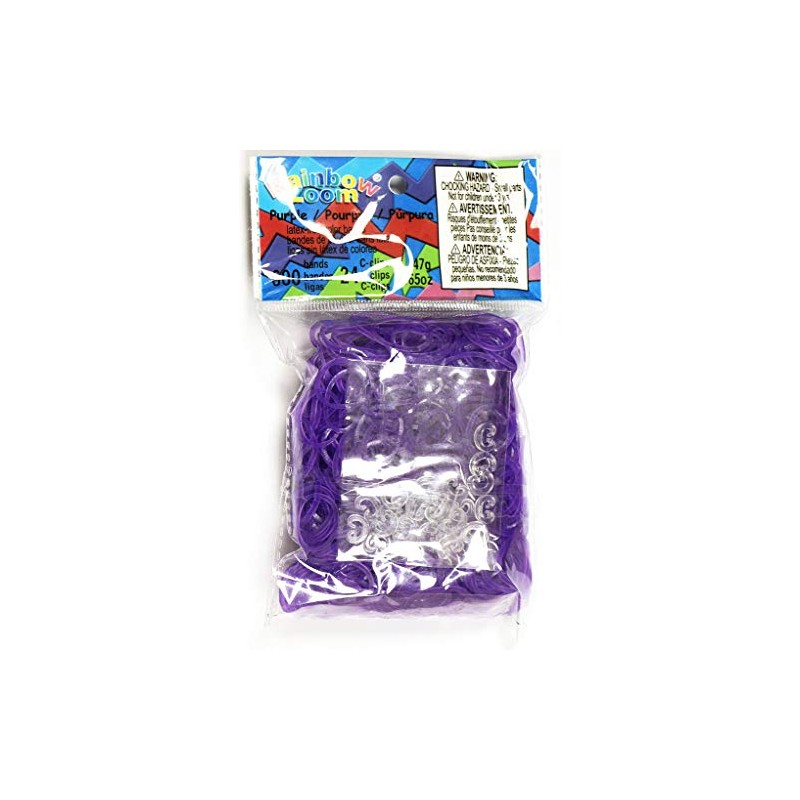 Rainbow Loom Twistz Bandz Refill - Jelly Purple