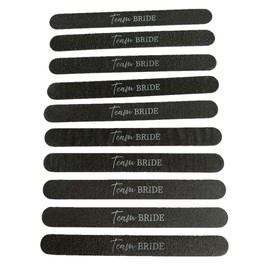 10 x Team Bride Nail Files – Hen Party Favour Gifts – Double Sided Emery Board – by TRIXES