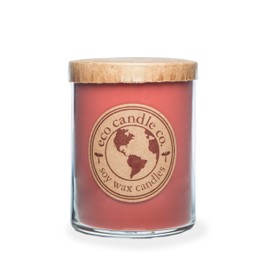 Eco Candle 100% USA Made Soy Scented Candle 18 oz. Double Wick - Scents of Handpicked Cherries - Door County Cherry