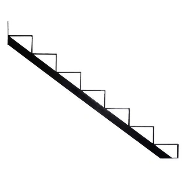 Does not apply 7-Steps Steel Stair Stringer Black 7-1/2 In.