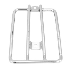 Qiilu Motorcycle Rear Pannier Rack Mount Fits XL883/1200 X48 (Silver), silver, Stylish