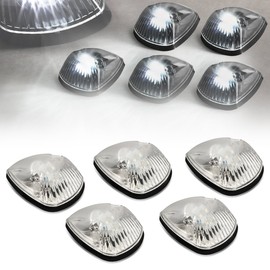 DNA Motoring CBL-DR94-CH-W LED Cab Roof Top Marker Lights X 5
