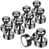 GOOZADA 10Pack Fridge Magnets Adults Refrigerator Magnets Strong Metal Whiteboard