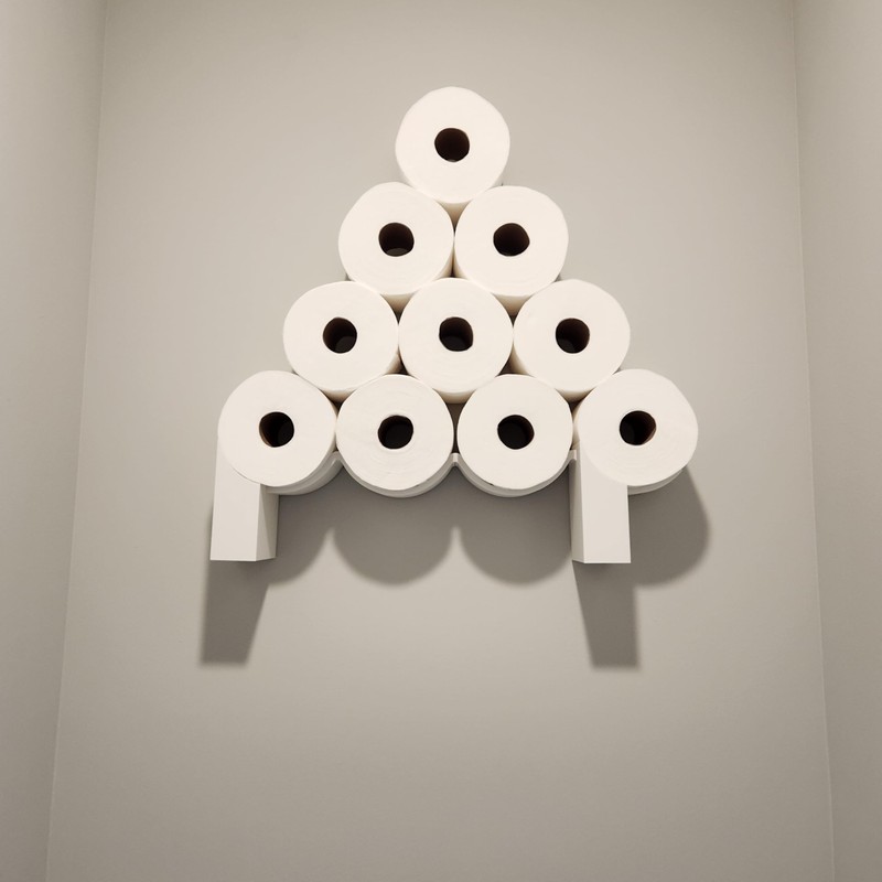 Poop Toilet Paper Holder - Functional and Fun! Bathroom Wall