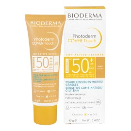 Bioderma Photoderm Cover Touch Spf50+ Tono Dorado, 40 Ml
