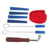 8PCS Set Professional Piano Tuner Kit Universal Piano Tuner Hammer