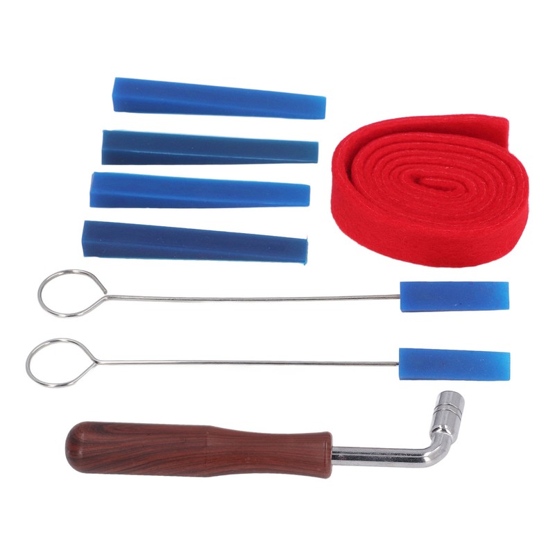 8PCS Set Professional Piano Tuner Kit Universal Piano Tuner Hammer