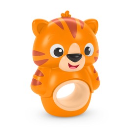 Baby Einstein Teethe & Wobble Tinker Tiger Teether Toy, BPA Free, for Cause and Effect Learning, Infants Ages 3 Months and Up