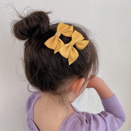 2Pcs Bowknot Bows Hair Clip for Girls Barrettes for Teen Girls Cute Hair Clips for Girl Hairpins for Little Girls Hair Accessories Hair Bow Clips Hair Pin Girl Headdress Headwear