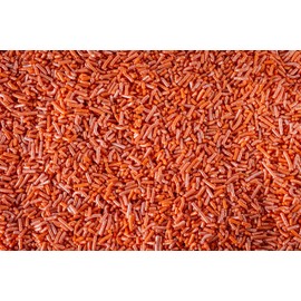 SHIMMER PEARLIZED ORANGE SPRINKLES-Jimmies,Cupcakes,Cookies,Cakes,Decorating,Baking,Topper,Bulk Candy,Dairy Free, Nut Free, Gluten Free, Soy Free, Vegan,Kosher, Egg Free