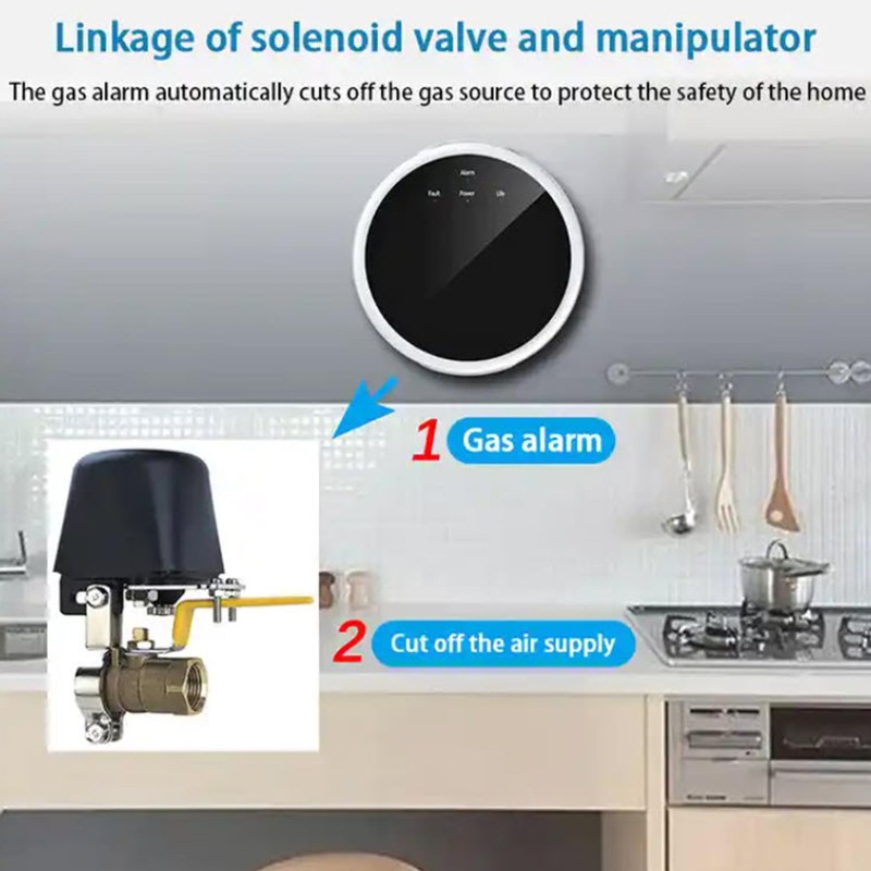 SPARTHE Gas Leak Detector Alarm for Caravan, Boats