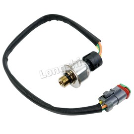 longshida 224-4535 Fuel Oil Pressure Sensor 3PP6-6 Compatible with Caterpillar CAT Engine C15 MXS BXS NXS 2244535