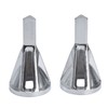 2pcs Deburring Chamfering Device Triangular Handle Deburring External Drill for