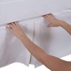 Box Pleated Base Valance Sheet, 200 Thread Count 16"/40cm Extra