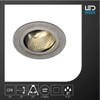 SLV New TRIA LED DL Round Set, Downlight, alu-Brushed,6W,38°, 3000K,
