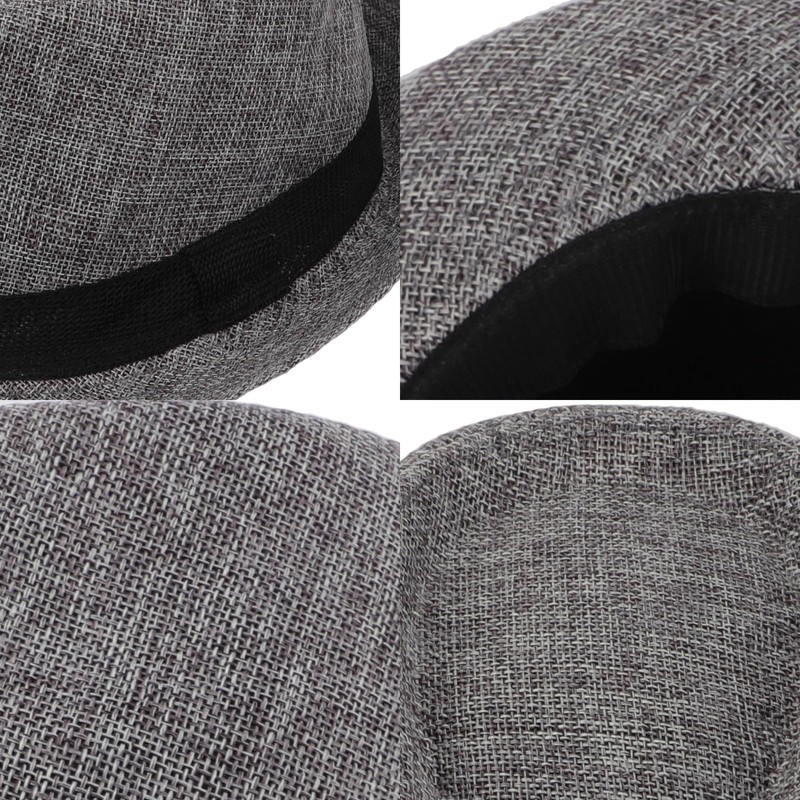 LYING Straw Hat Bowler Hat, Men's, Spring and Summer, UV