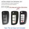 SANRILY ABS Plastic 2/3/4 Button Key Fob Cover for Nissan