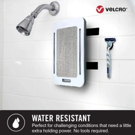 VELCRO Brand Strong Thin Tape | 12ft Heavy Duty Roll Discrete Low Profile Flush