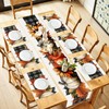 ANNA QUEEN Buffalo Plaid Pumpkin Table Runner and Placemats Set
