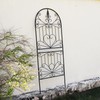 SCENDOR Heavy-Duty Metal Garden Trellis for Climbing Plants, 59" H