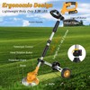 Electric Weed Wacker Cordless Weed Eater Battery Powered 21V, 4-in-1