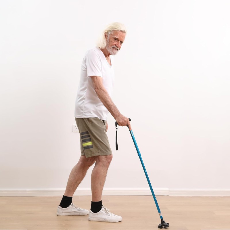 REHAND Walking Cane for Men & Women - Foldable, Adjustable,
