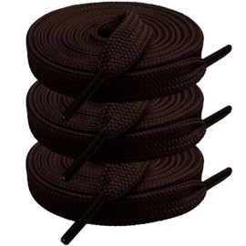 Sechunk 3 Pair Flat Shoelaces, Shoe Laces, Shoe Strings, Athletic Shoelaces for Sneakers