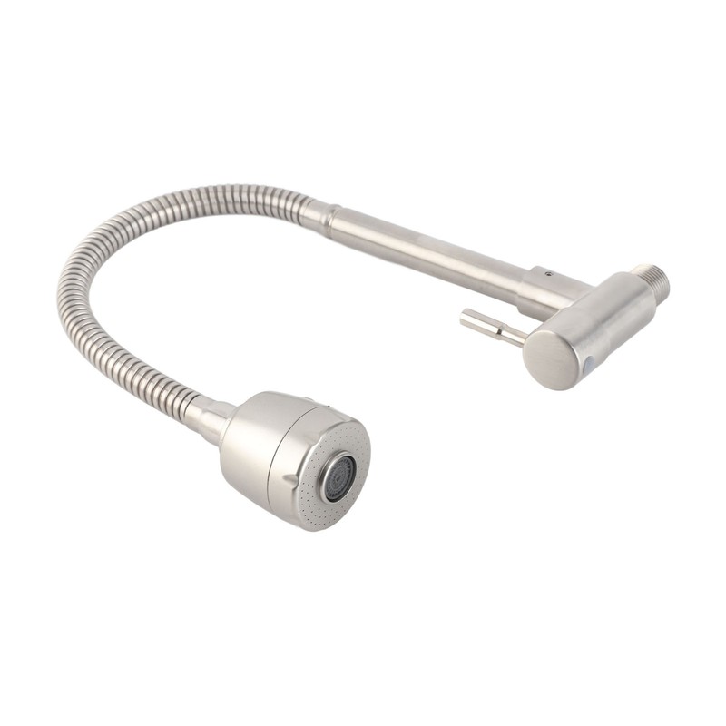 Wall-Mounted Kitchen Faucets 2 Water Modes High Arc Single Handle