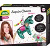 Lena 42660 Craft Set Sequin Charm Unicorn, Complete Set for