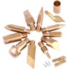 23PCS Wood Burning Kit Soldering Iron Craft Brass Pen Tips