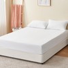 RUIKASI Double Fitted Sheet Deep - White Bottom Sheet for