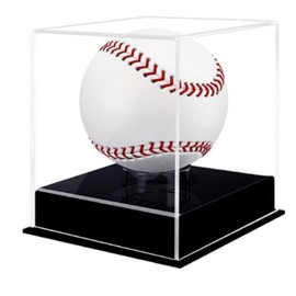Goxfaca Transparent Storage Box Tennis Ball Display Case Softball Display Cube Golf Ball Display Stand Softball Display Shelf Softball Stand Softball Bat Display Case Display Cases Acrylic