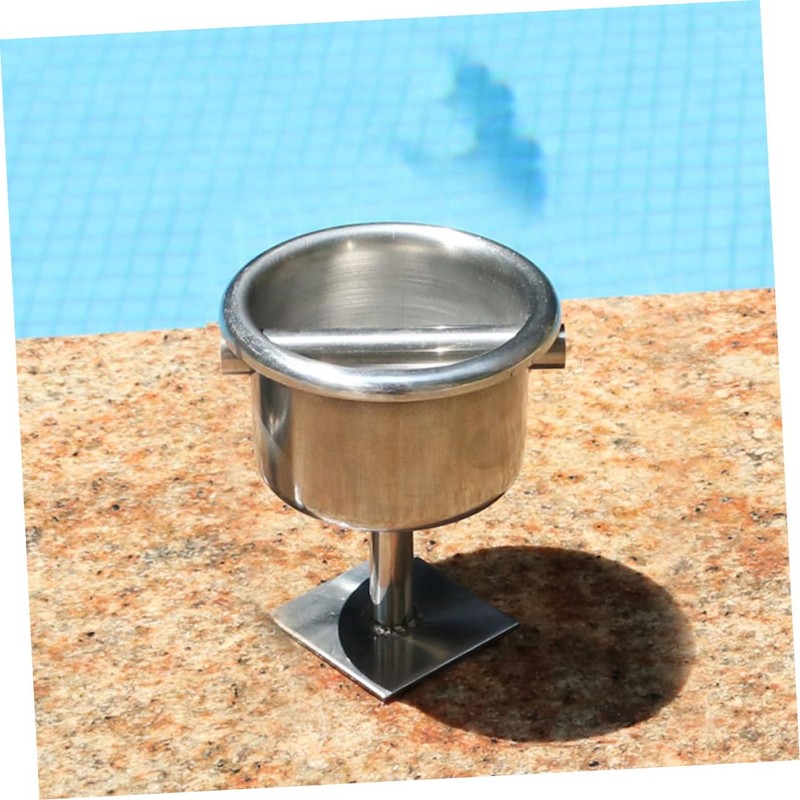 BESPORTBLE Float Line Holder for Swimming Pools Durable Metal Cups