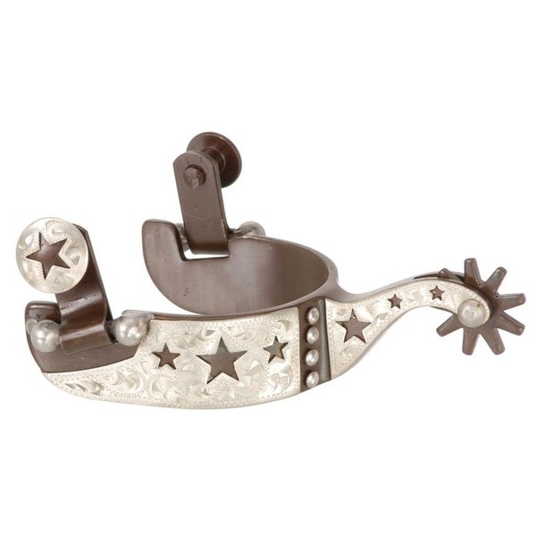 Kelly Silver Star Cutout Stars Show Spurs Childs - Brown
