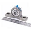 XIKE 2 Pcs SUCP202-10 Bore 5/8" All Stainless Steel Pillow