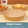 200PCS Air Fryer Paper Liners, Disposable Non-Stick Air Fryer Parchment