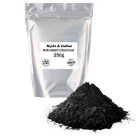 Activated Charcoal Powder 100% Pure Food Grade Natural Coconut Shells 25g-1kg Free P&P (250g)