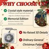 Liberty Christmas Glass Christmas Ornament 2026, America 250th Anniversary