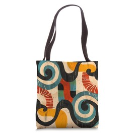 Adinkra Retro Design: African Ethnic Print Decor Tote Bag