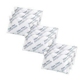 QUALIAZERO Natural Activated Carbon Charcoal Odor Absorber Filter | Eliminator Deodorizer Air Purifying Freshener Refill Bag | For Trash Can, Fridge, Shoes, etc.. | Made with Coconut Shell (9 PACK)