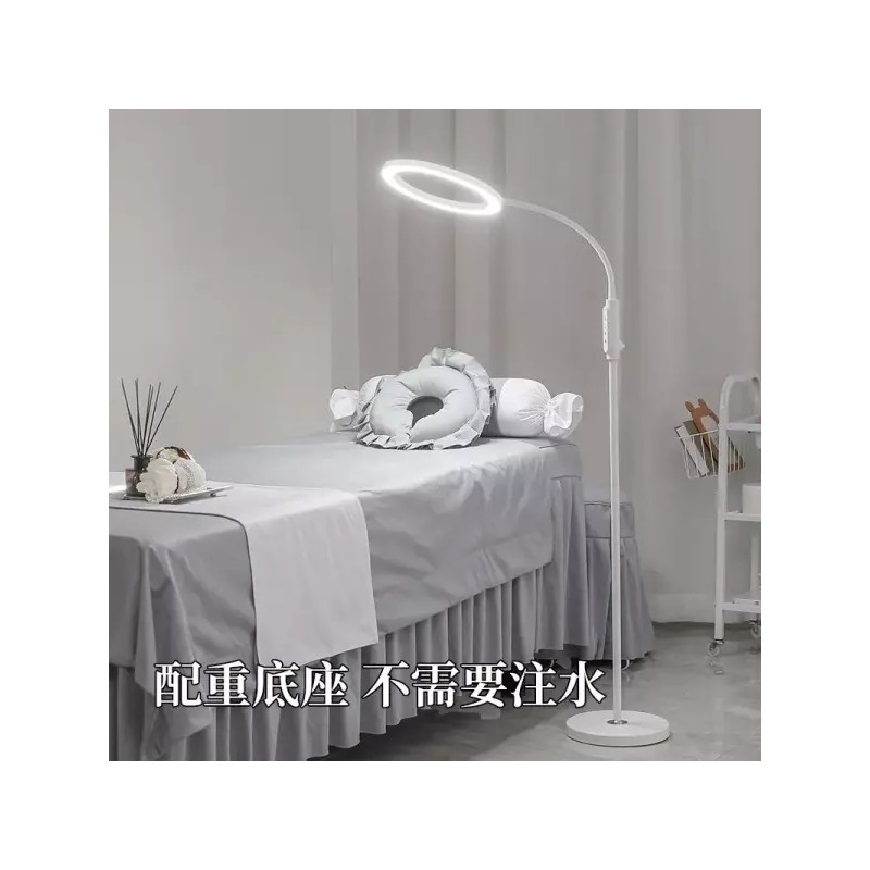LED 스탠드 조명 링라이트 반영구조명 [NationalAAAEyeProtection24W화이트+터치디밍및색상혼] LED Stand Light Ring