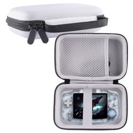 WERJIA Hard Case Compatible with RG34XX/R36MAX Retro Handheld Game Console (Grey)