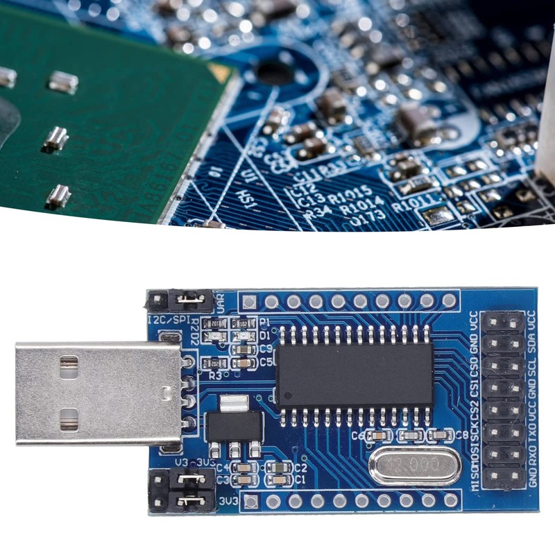 Jeanoko USB Serial Port Adapter, CH341A Chip Extension, USB Converter