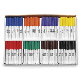 Liqui-Mark Pack of 200 - Liqui-Mark Fineline School Pack Watercolor Markers